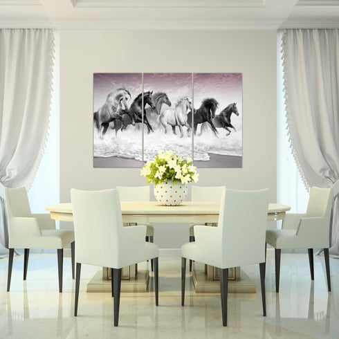 Wandbilder Wohnzimmer XXL Pferde Moderne Bilder Tiere